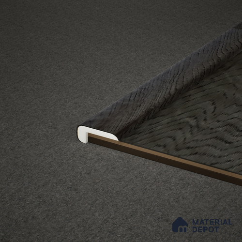 WPC L Profile Meriline PM 00547 BD | 8 ft x 2 inch x 1 inch | Compatibe for SPC Flooring SP 00076 D