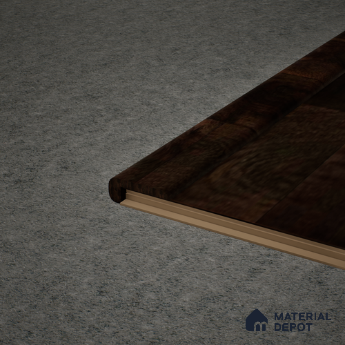 MDF L Profile Meriline PM 00549 AB | 8 ft x 2 inch x 1 inch | Compatibe for SPC Flooring SP 00076 F