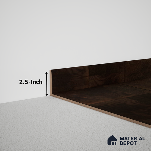 MDF Skirting Meriline PM 00549 | 8 ft x 2.5 inch - 12 mm | Compatibe for SPC Flooring SP 00076 F