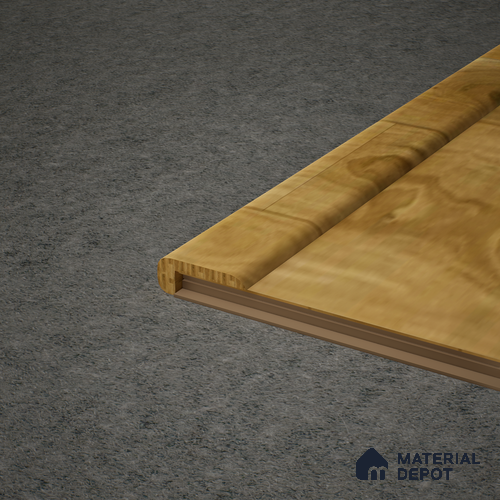 MDF L Profile Meriline PM 00550 AB | 8 ft x 2 inch x 1 inch | Compatibe for SPC Flooring SP 00076 G