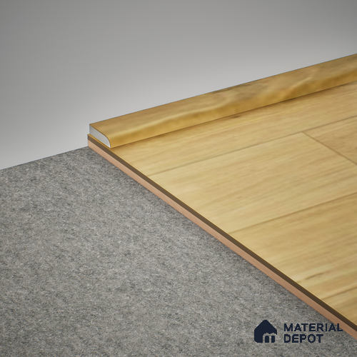 WPC Corner Beading Meriline PM 00550 AS | 8 ft x 12 mm | Compatibe for SPC Flooring SP 00076 G