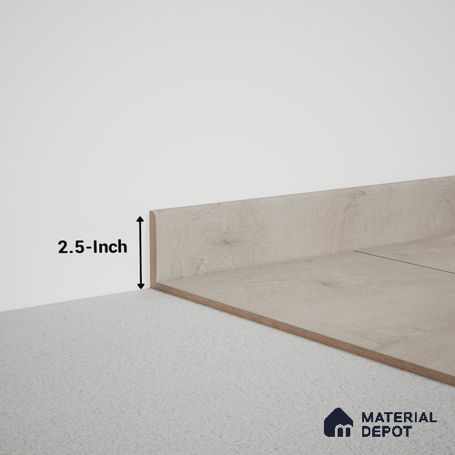 MDF Skirting Meriline PM 00544 | 8 ft x 2.5 inch - 12 mm | Compatibe for SPC Flooring SP 00076