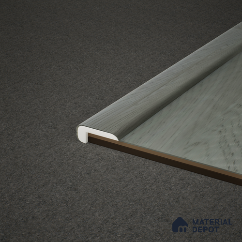 WPC L Profile Meriline PM 00544 BD | 8 ft x 2 inch x 1 inch | Compatibe for SPC Flooring SP 00076
