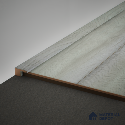 MDF Edge Profile Meriline PM 00544 W | 8 ft x 2 inch x 18 mm | Compatibe for SPC Flooring SP 00076