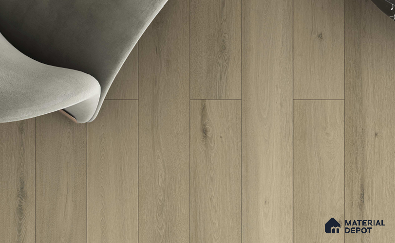 Hybrid HDF Laminate Wood Floor AC5 Grade LF 00357 C Velora Shadow Moon 48 x 8 inch (1216x197 mm) - 8 mm | 100 HRS Spill Proof | EIR Surface | Anti Static and Stain Resistant | 0.5 mm Small V Groove | Uniclic