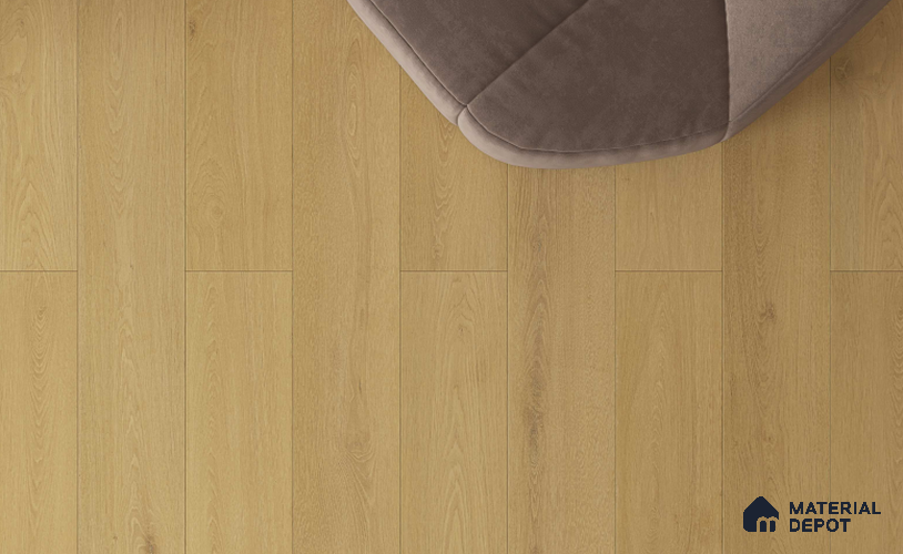 Hybrid HDF Laminate Wood Floor AC5 Grade LF 00357 F Velora Mystic Morn 48 x 8 inch (1216x197 mm) - 8 mm | 100 HRS Spill Proof | EIR Surface | Anti Static and Stain Resistant | 0.5 mm Small V Groove | Uniclic