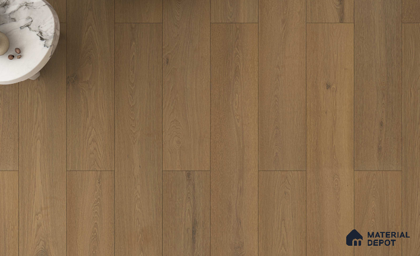 Hybrid HDF Laminate Wood Floor AC5 Grade LF 00357 E Velora Noble Night 48 x 8 inch (1216x197 mm) - 8 mm | 100 HRS Spill Proof | EIR Surface | Anti Static and Stain Resistant | 0.5 mm Small V Groove | Uniclic