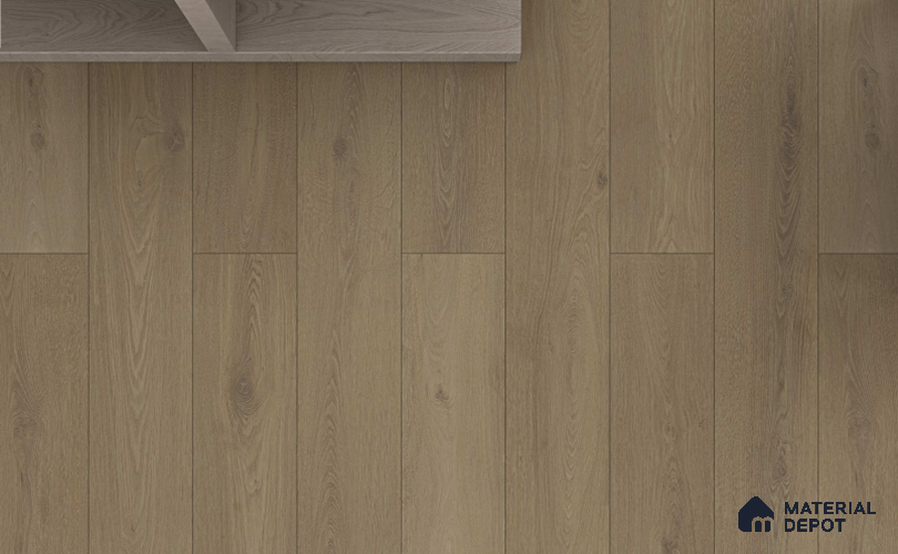 Hybrid HDF Laminate Wood Floor AC5 Grade LF 00357 Velora Dawn Serenity 48 x 8 inch (1216x197 mm) - 8 mm | 100 HRS Spill Proof | EIR Surface | Anti Static and Stain Resistant | 0.5 mm Small V Groove | Uniclic