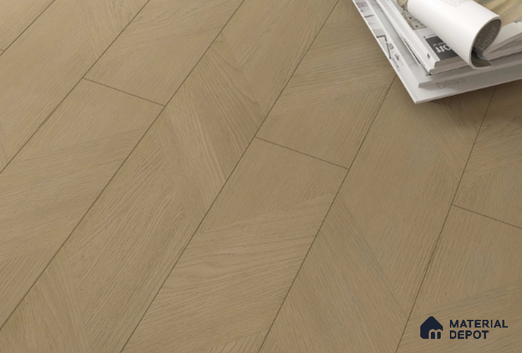 Laminate Wood Floor AC5 Grade LF 00359 F Espresso Echo 48 x 8 inch (1216x195 mm) - 8 mm | 0.5 mm V Groove | Real Wood Touch Surface | Uniclic Installation