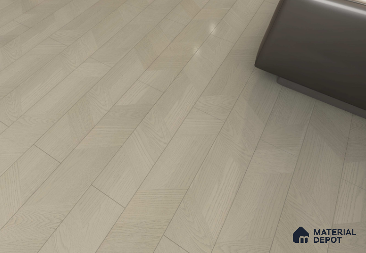Laminate Wood Floor AC5 Grade LF 00359 Graphite Matrix 48 x 8 inch (1216x195 mm) - 8 mm | 0.5 mm V Groove | Real Wood Touch Surface | Uniclic Installation
