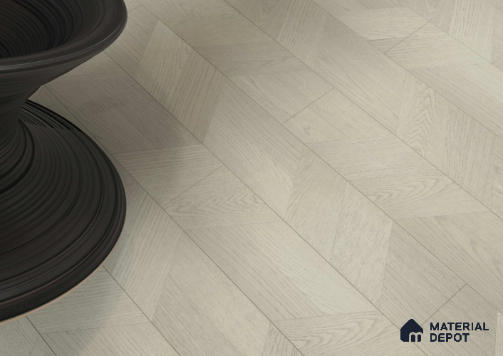Laminate Wood Floor AC5 Grade LF 00359 B Obsidian Pulse 48 x 8 inch (1216x195 mm) - 8 mm | 0.5 mm V Groove | Real Wood Touch Surface | Uniclic Installation