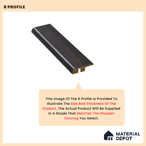 SPC R Profile TF 00404 P |  8 ft x 2 inch  - 12 mm | Compatible for SPC Floor SP 00104