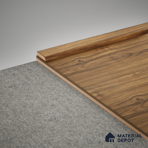 MDF Corner Beading Profile Aristo PM 00347 | 8 ft x 12 mm x 12 mm | Compatible for Laminate Wood Floor LF 00242