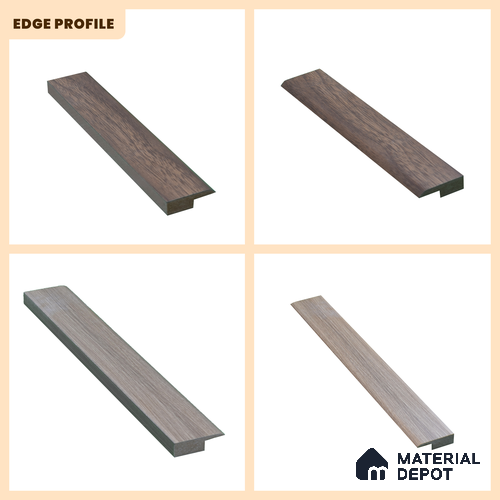 MDF Edge Profile Elevate TF 00226 V | 8 ft x 25 mm x 12 mm | Compatible for Laminate Wood Floor LF 00325 C