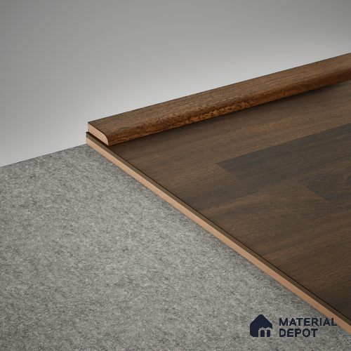 MDF Corner Beading Profile Aristo PM 00362 C | 8 ft x 25 mm x 12 mm | Compatible for Laminate Wood Floor LF 00245