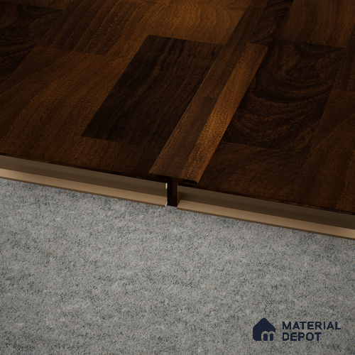 MDF T Profile Aristo PM 00362 N | 8 ft x 16 mm x 12 mm | Compatible for Laminate Wood Floor LF 00245