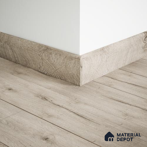 MDF Skirting Aristo Premium PM 00369 E | 8 ft x 3 Inch | Compatible for Laminate Wood Floor LF 00246