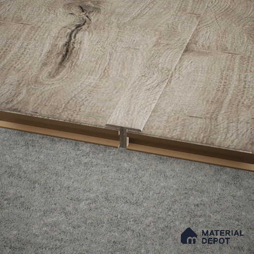 MDF T Profile Aristo Premium PM 00369 O | 8 ft x 18 mm x 12 mm | Compatible for Laminate Wood Floor LF 00246