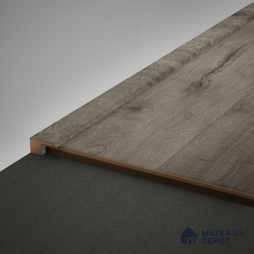 MDF Edge Profile Aristo Premium PM 00369 U | 8 ft x 23 mm x 12 mm | Compatible for Laminate Wood Floor LF 00246