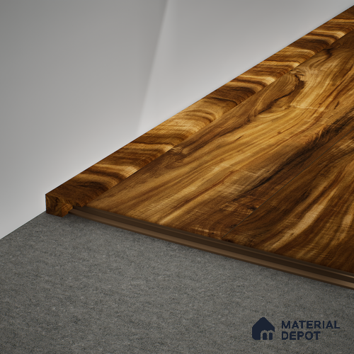 MDF Skirting Aristo PM 00361 D | 8 ft x 2.5 Inch | Compatible for Laminate Wood Floor LF 00249
