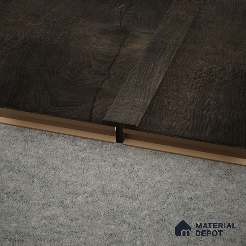 MDF T Profile Aristo Premium PM 00372 P | 8 ft x 23 mm x 12 mm | Compatible for Laminate Wood Floor LF 00253