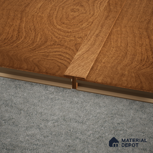 MDF T Profile Aristo Premium PM 00368 N | 8 ft x 16 mm x 12 mm | Compatible for Laminate Wood Floor LF 00256