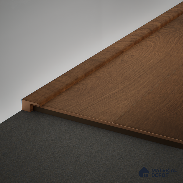MDF Edge Profile Aristo Premium PM 00368 V | 8 ft x 25 mm x 12 mm | Compatible for Laminate Wood Floor LF 00256