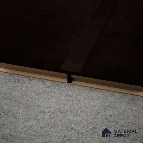 MDF T Profile Aristo PM 00357 Q | 8 ft x 25 mm x 12 mm | Compatible for Laminate Wood Floor LF 00257