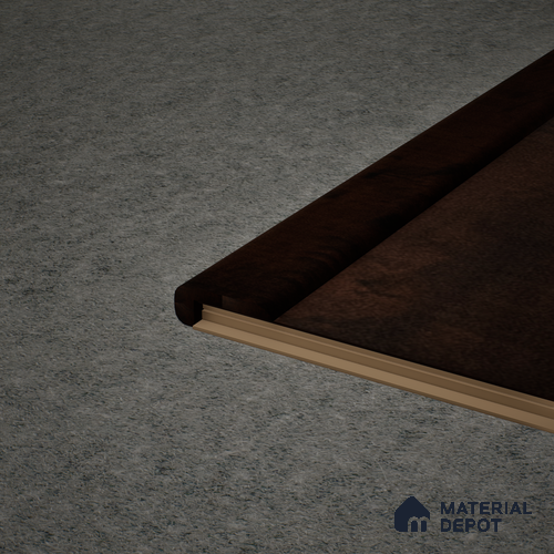 MDF L Nosing Profile Aristo PM 00357 X | 8 ft x 25 x 45 x 12 mm | Compatible for Laminate Wood Floor LF 00257