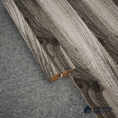 MDF Reducer R Profile Aristo PM 00360 H | 8 ft x 12 mm x 12 mm | Compatible for Laminate Wood Floor LF 00258