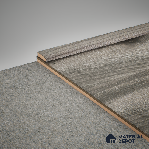 MDF Corner Beading Profile Aristo PM 00360 | 8 ft x 12 mm x 12 mm | Compatible for Laminate Wood Floor LF 00258