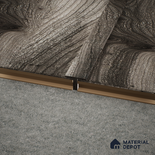 MDF T Profile Aristo PM 00360 N | 8 ft x 16 mm x 12 mm | Compatible for Laminate Wood Floor LF 00258