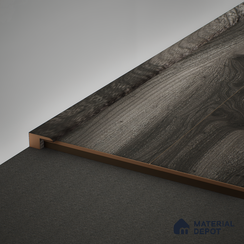 MDF Edge Profile Aristo PM 00360 S | 8 ft x 16 mm x 12 mm | Compatible for Laminate Wood Floor LF 00258