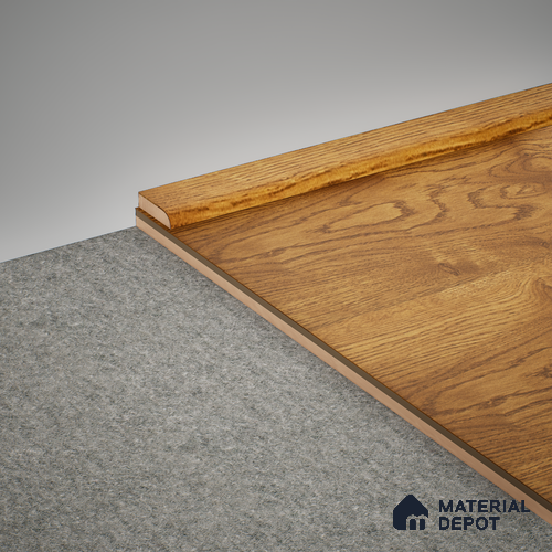 MDF Corner Beading Profile Aristo PM 00363 | 8 ft x 12 mm x 12 mm | Compatible for Laminate Wood Floor LF 00260