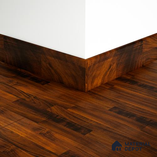 MDF Skirting Gleam PM 00385 F | 8 ft x 3.5 Inch | Compatible for Laminate Wood Floor LF 00261