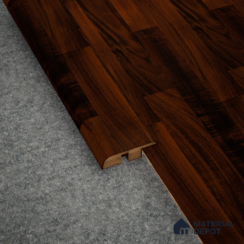MDF Reducer R Profile Gleam PM 00385 J | 8 ft x 18 mm x 12 mm | Compatible for Laminate Wood Floor LF 00261