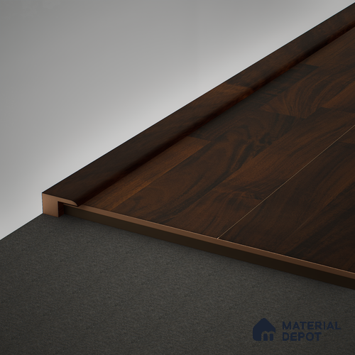 MDF Edge Profile Gleam PM 00385 S | 8 ft x 16 mm x 12 mm | Compatible for Laminate Wood Floor LF 00261