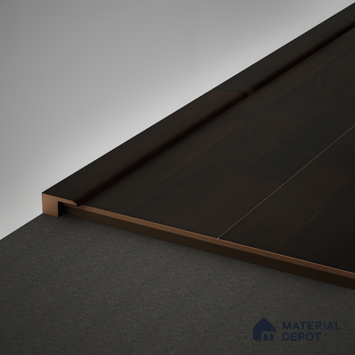 MDF Edge Profile Gleam PM 00387 S | 8 ft x 16 mm x 12 mm | Compatible for Laminate Wood Floor LF 00264
