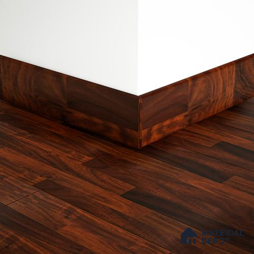 MDF Skirting Gleam PM 00384 D | 8 ft x 2.5 Inch | Compatible for Laminate Wood Floor LF 00265
