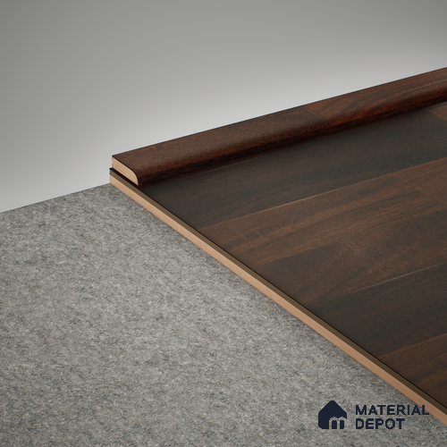 MDF Corner Beading Profile Gleam PM 00384 | 8 ft x 12 mm x 12 mm | Compatible for Laminate Wood Floor LF 00265