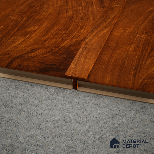 MDF T Profile Heirloom PM 00352 M | 8 ft x 12 mm x 12 mm | Compatible for Laminate Wood Floor LF 00266