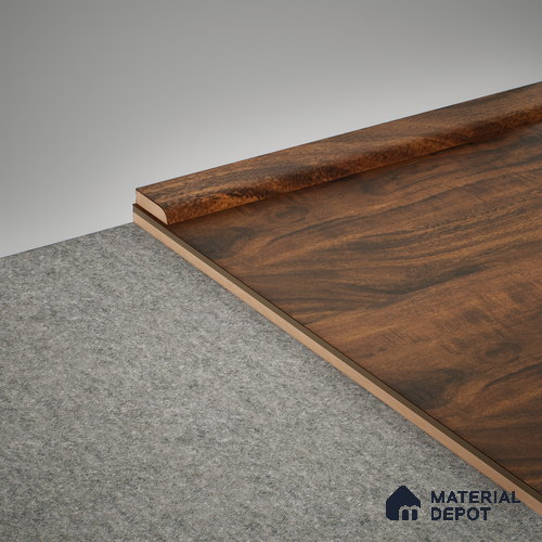 MDF Corner Beading Profile Heirloom PM 00353 B | 8 ft x 18 mm x 12 mm | Compatible for Laminate Wood Floor LF 00267