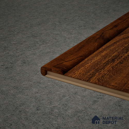 MDF L Nosing Profile Heirloom PM 00353 W | 8 ft x 25 x 25 x 12 mm | Compatible for Laminate Wood Floor LF 00267