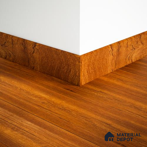 MDF Skirting Heirloom PM 00348 G | 8 ft x 4 Inch | Compatible for Laminate Wood Floor LF 00268