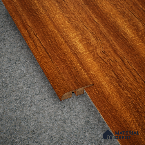 MDF Reducer R Profile Heirloom PM 00348 L | 8 ft x 25 mm x 12 mm | Compatible for Laminate Wood Floor LF 00268