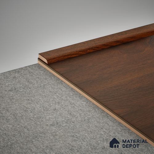 MDF Corner Beading Profile Heirloom PM 00350 B | 8 ft x 18 mm x 12 mm | Compatible for Laminate Wood Floor LF 00269