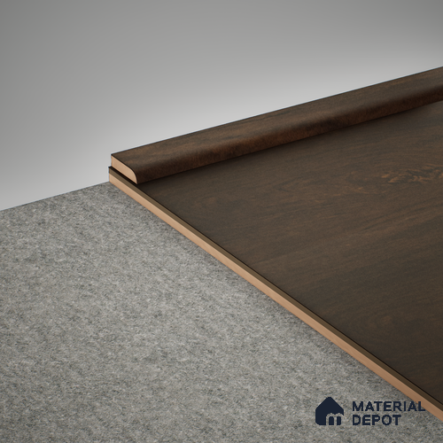 MDF Corner Beading Profile Heirloom PM 00349 B | 8 ft x 18 mm x 12 mm | Compatible for Laminate Wood Floor LF 00271