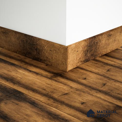 MDF Skirting Edge Flow PM 00382 D | 8 ft x 2.5 Inch | Compatible for Laminate Wood Floor LF 00273