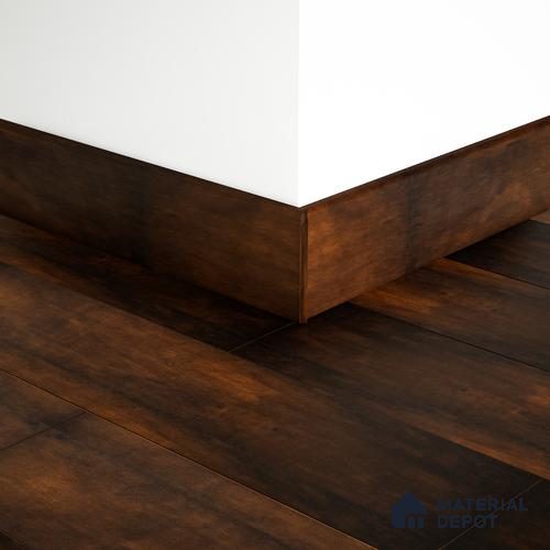 MDF Skirting Edge Flow PM 00381 E | 8 ft x 3 Inch | Compatible for Laminate Wood Floor LF 00274