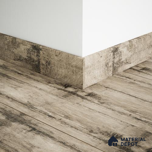MDF Skirting Edge Flow PM 00379 F | 8 ft x 3.5 Inch | Compatible for Laminate Wood Floor LF 00275